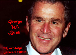 Photograph of 
GEORGE W. BUSH by GWENDOLYN STEWART c. 2014; All Rights Reserved